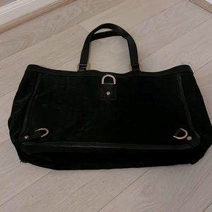 Authentic Gucci tote bag - Black with gold hardware